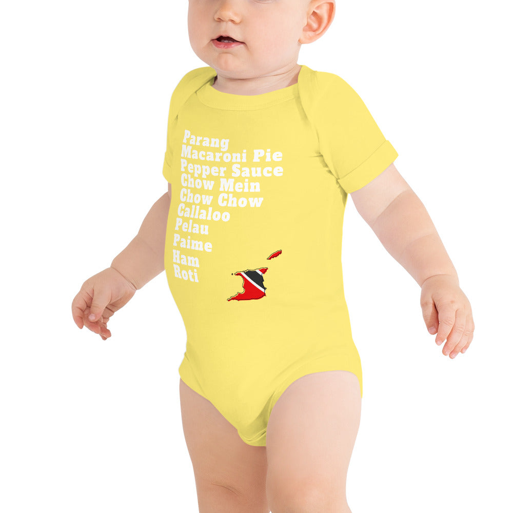 Trinidad and Tobago Holiday Baby Short Sleeve Bodysuit