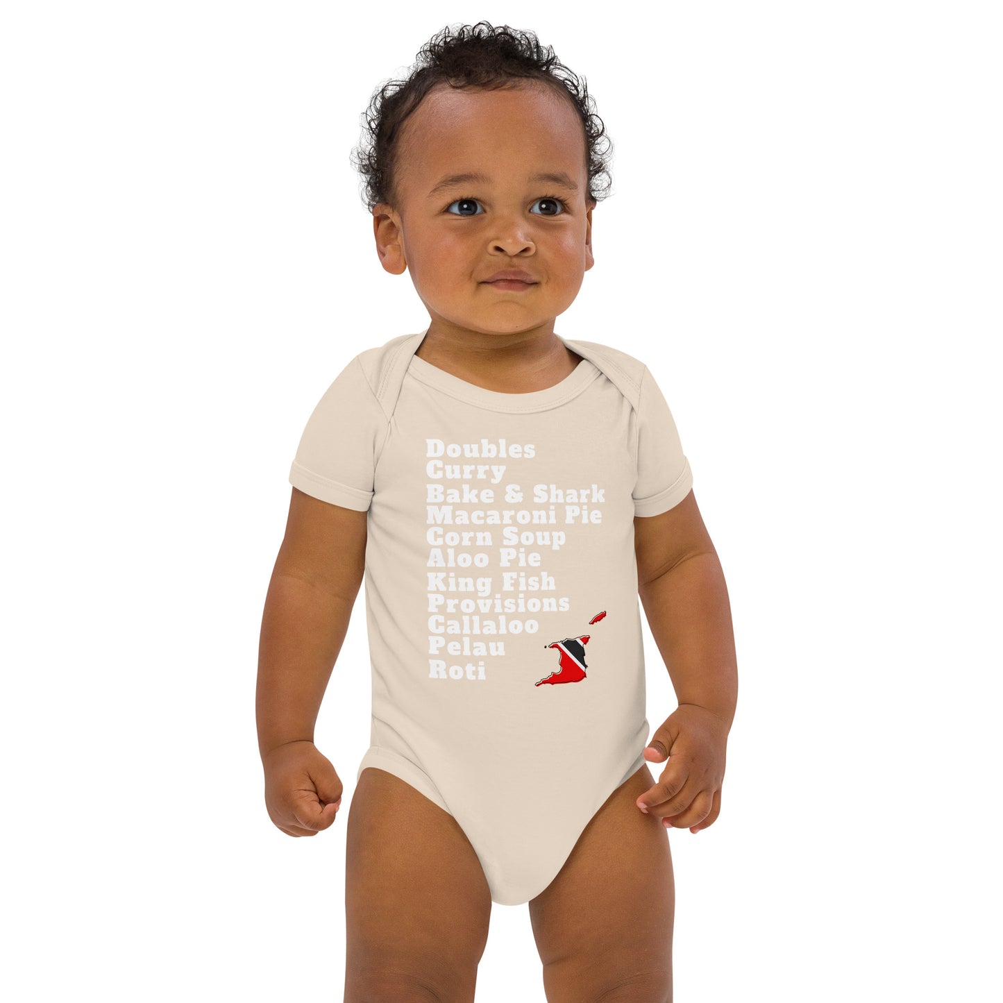Trinidad and Tobago Foods Baby Short Sleeve Bodysuit