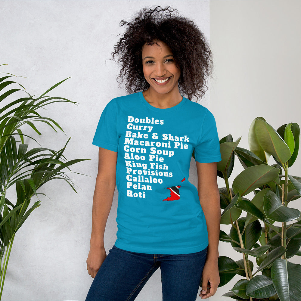 Trinidad and Tobago Popular Foods T-shirt - A