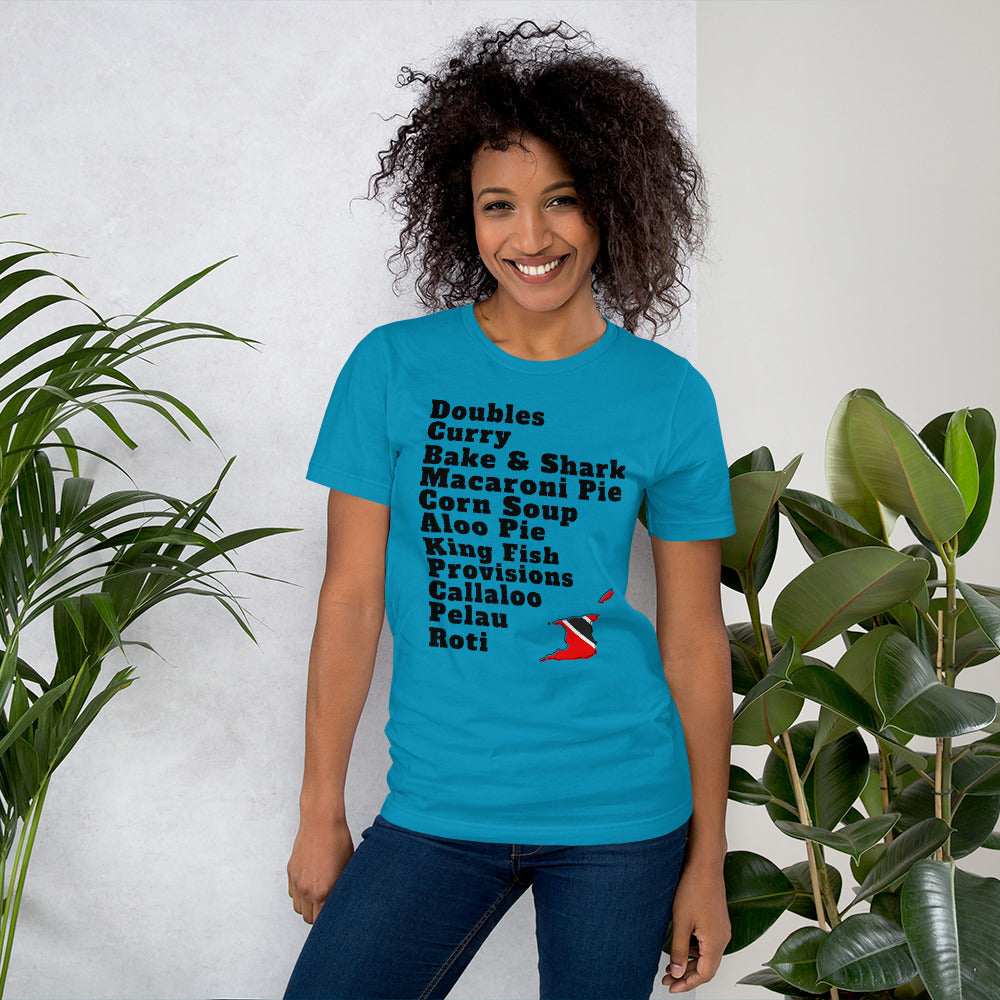 Trinidad and Tobago Popular Foods T-shirt - A