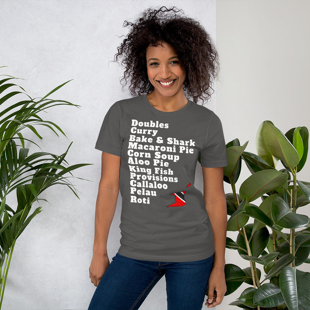 Trinidad and Tobago Popular Foods T-shirt - A