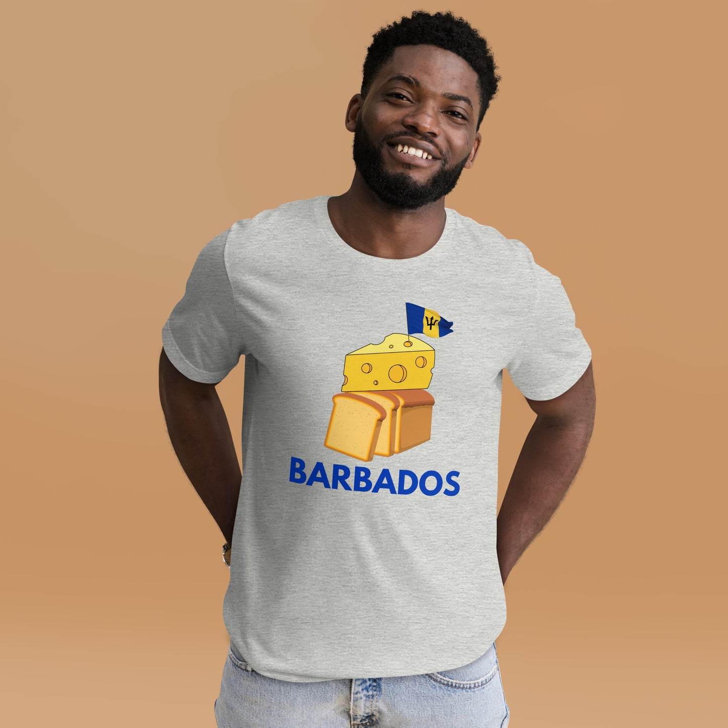 Barbados - "Cheese on Bread" Men's T-shirt