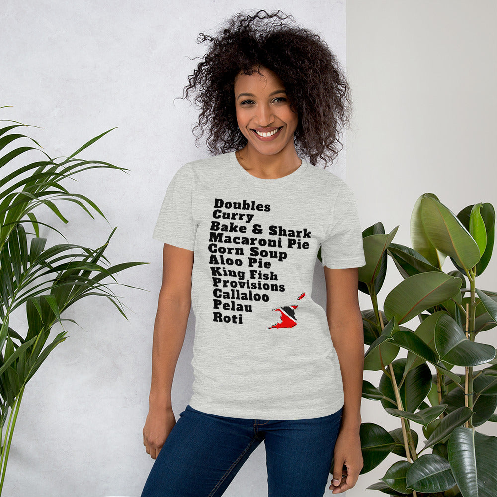 Trinidad and Tobago Popular Foods T-shirt - A