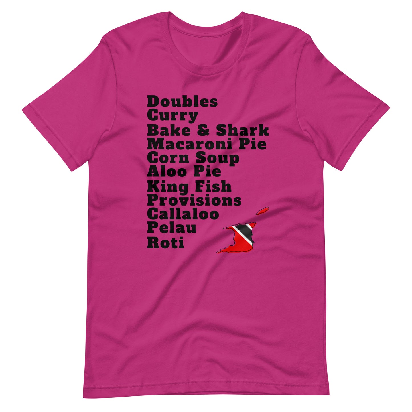 Trinidad and Tobago Popular Foods T-shirt - A