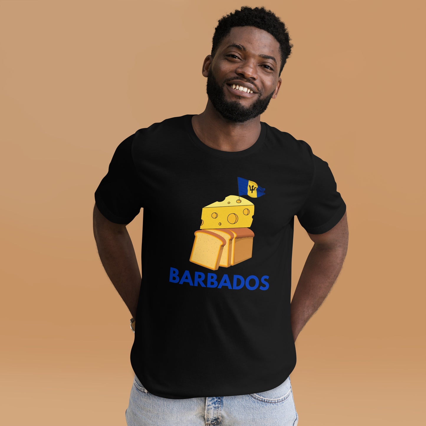 Barbados - "Cheese on Bread" Men's T-shirt