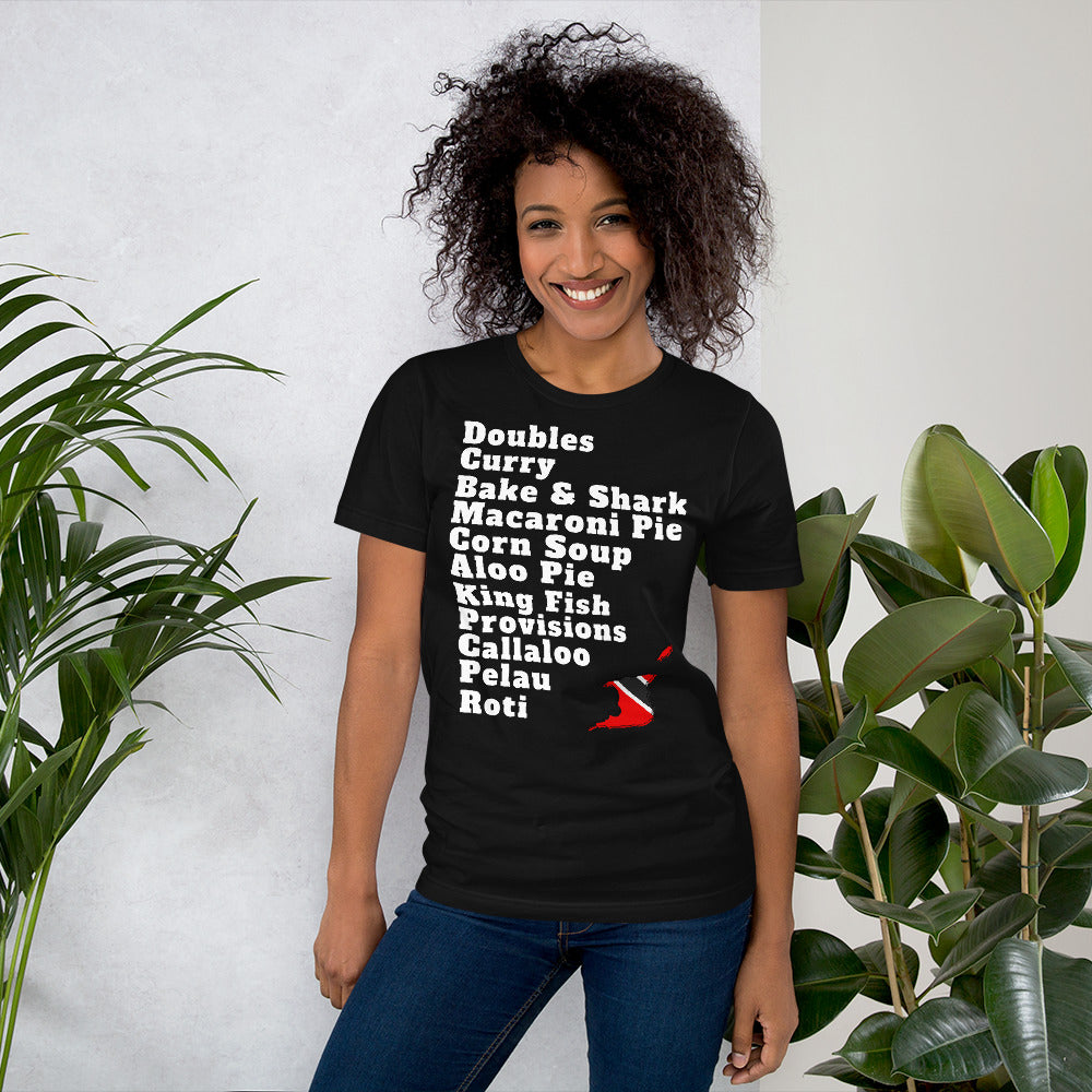 Trinidad and Tobago Popular Foods T-shirt - A