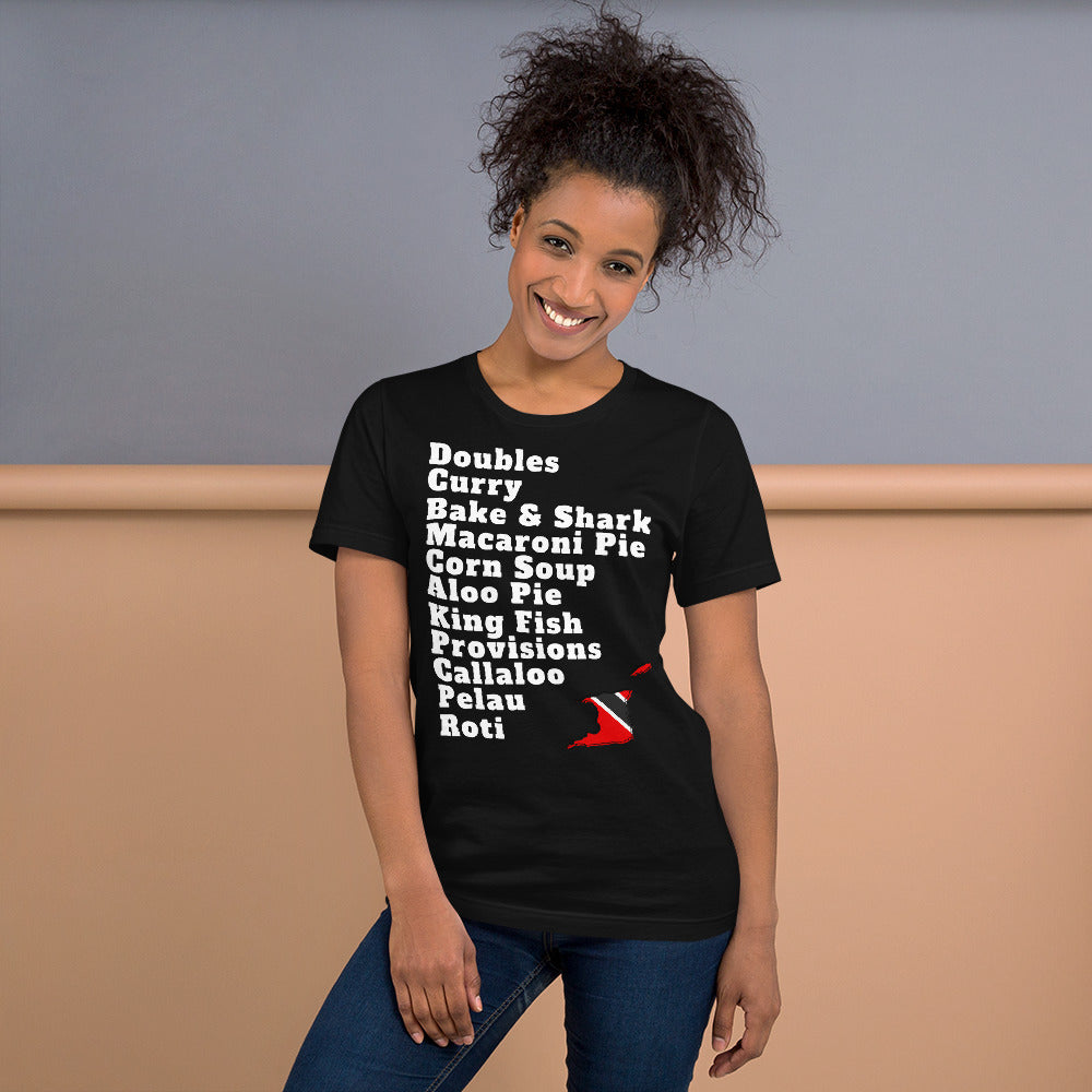 Trinidad and Tobago Popular Foods T-shirt - A