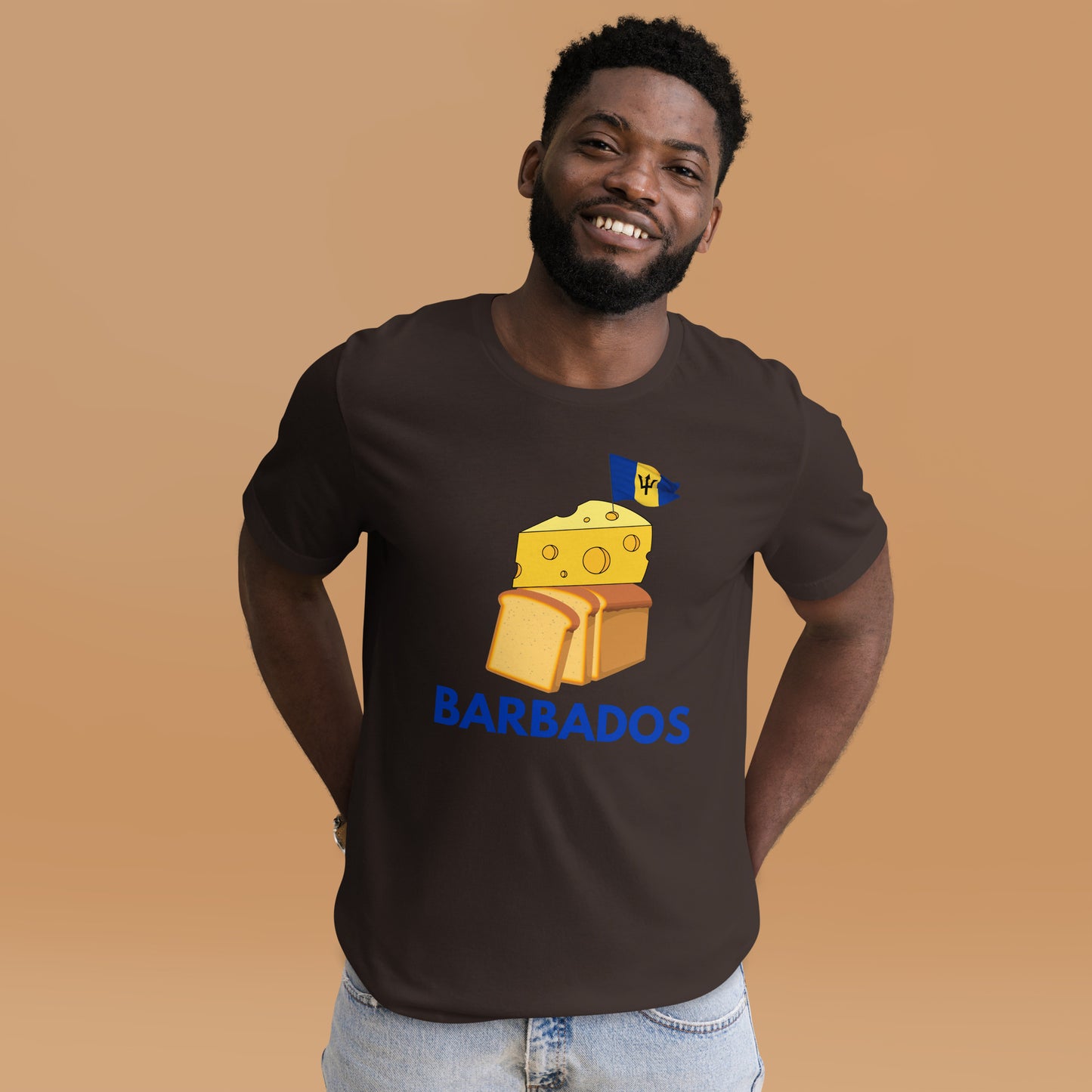 Barbados - "Cheese on Bread" Men's T-shirt
