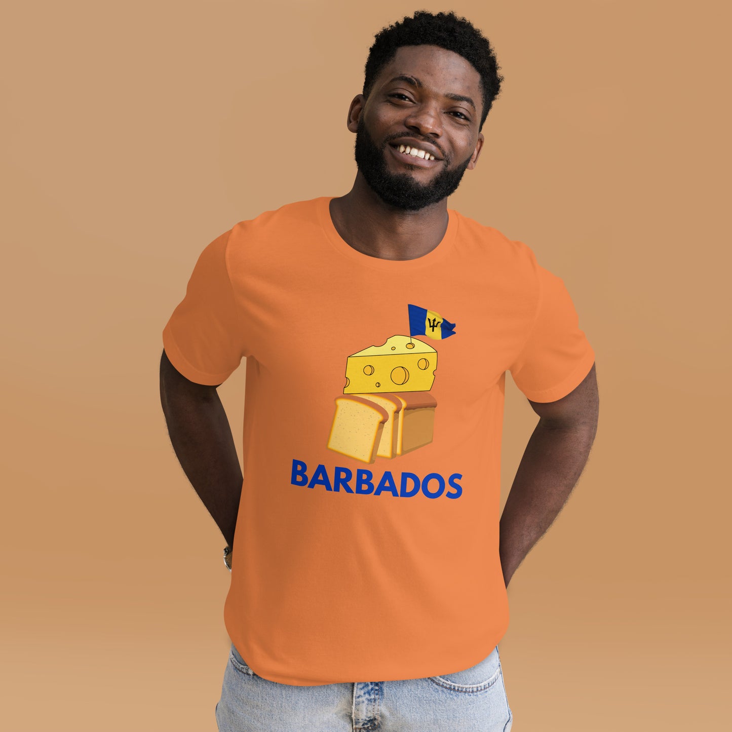 Barbados - "Cheese on Bread" Men's T-shirt