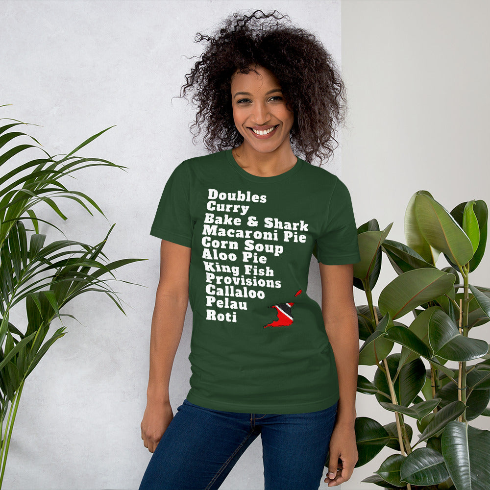 Trinidad and Tobago Popular Foods T-shirt - A
