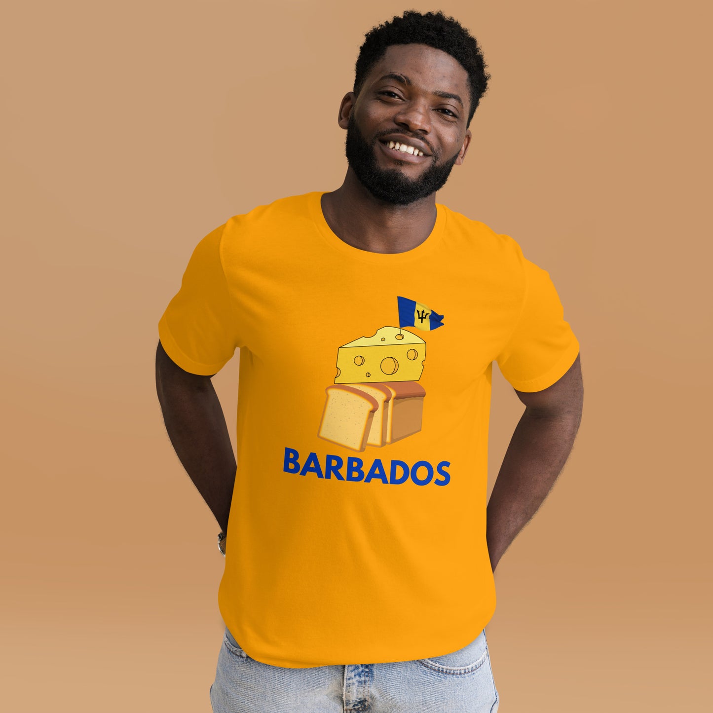 Barbados - "Cheese on Bread" Men's T-shirt