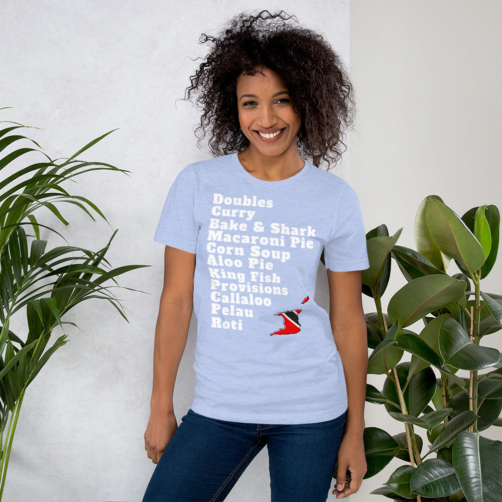 Trinidad and Tobago Popular Foods T-shirt - A