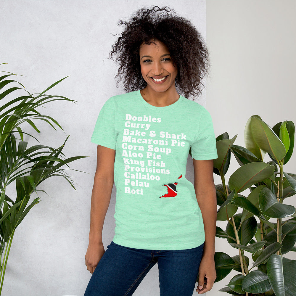 Trinidad and Tobago Popular Foods T-shirt - A
