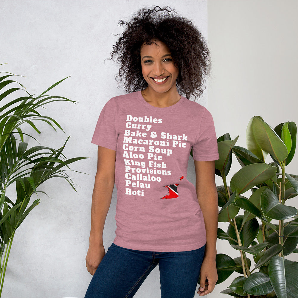 Trinidad and Tobago Popular Foods T-shirt - A