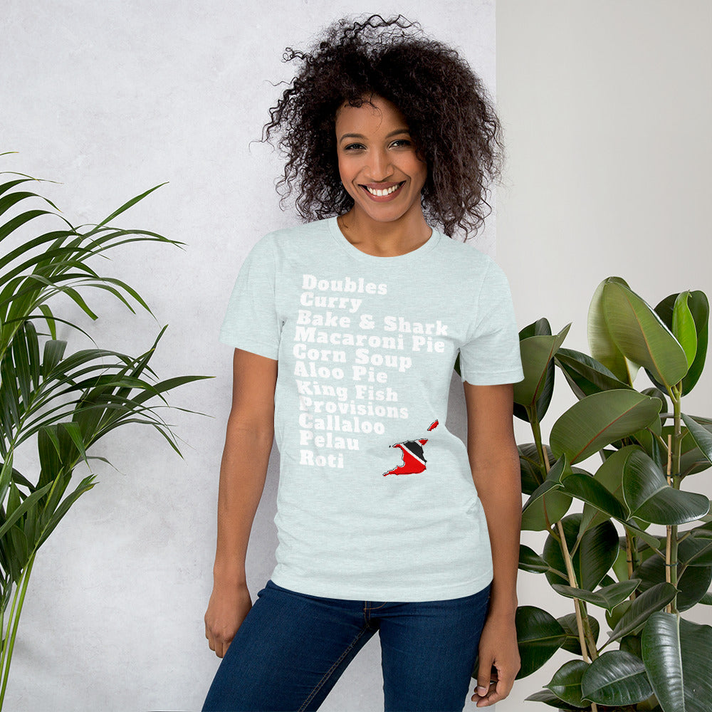 Trinidad and Tobago Popular Foods T-shirt - A