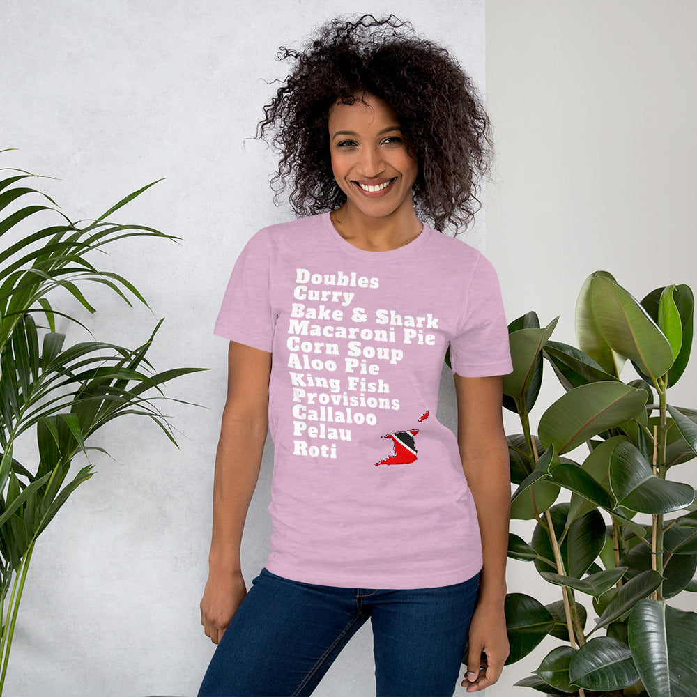 Trinidad and Tobago Popular Foods T-shirt - A