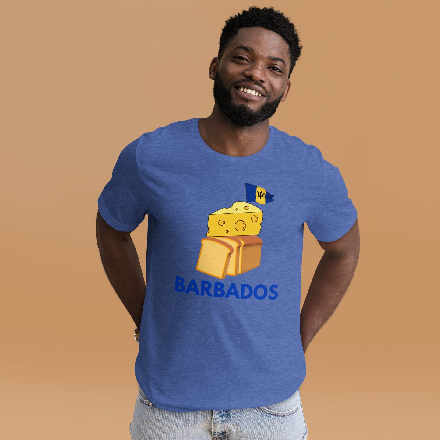 Barbados - "Cheese on Bread" Men's T-shirt