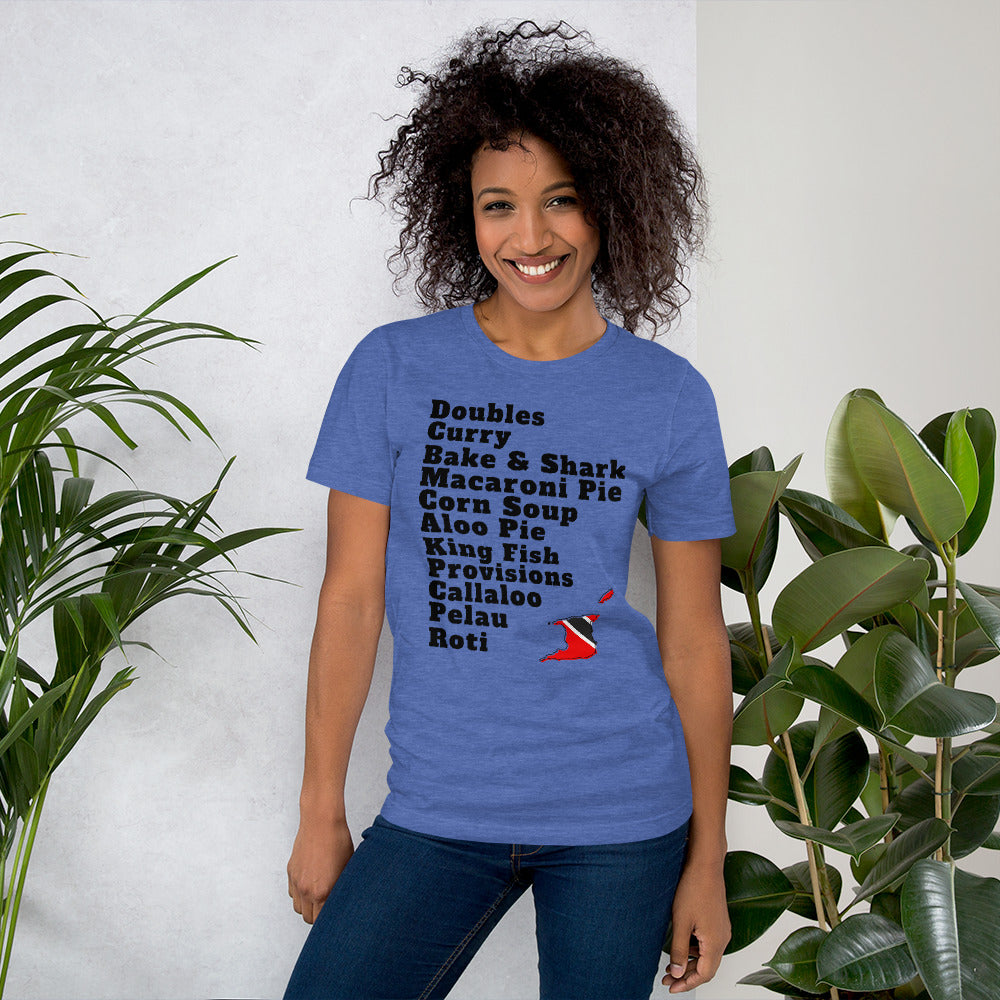 Trinidad and Tobago Popular Foods T-shirt - A