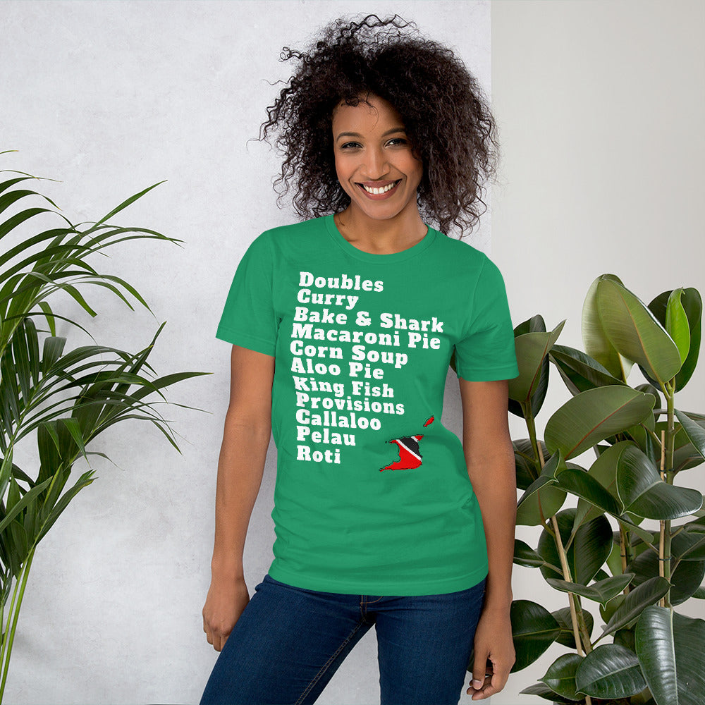 Trinidad and Tobago Popular Foods T-shirt - A