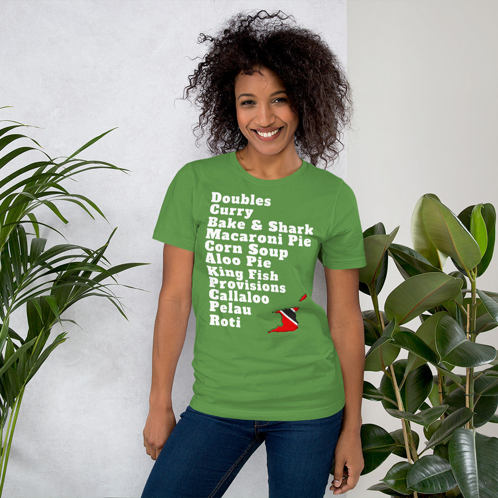 Trinidad and Tobago Popular Foods T-shirt - A