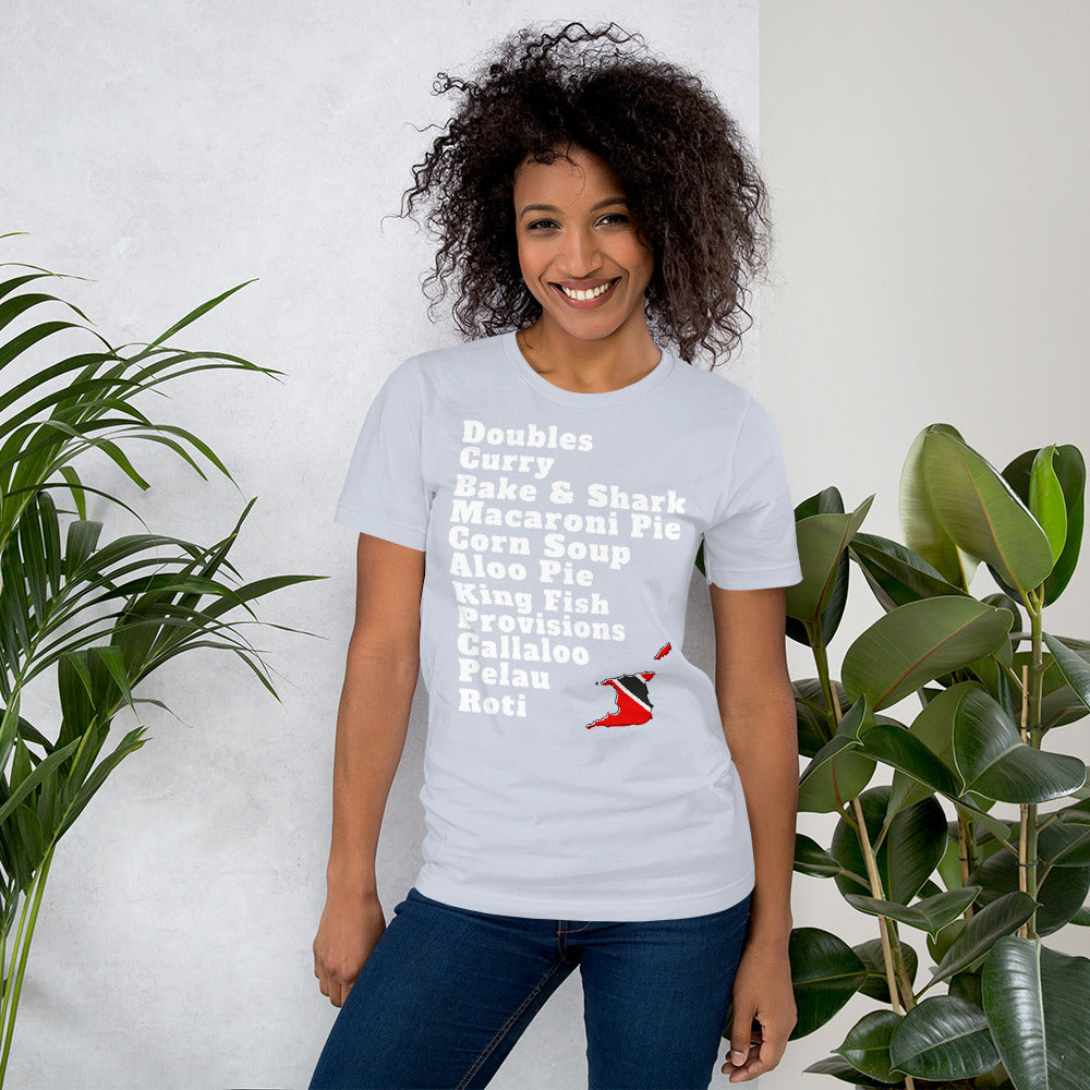 Trinidad and Tobago Popular Foods T-shirt - A