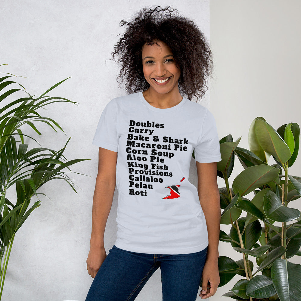 Trinidad and Tobago Popular Foods T-shirt - A