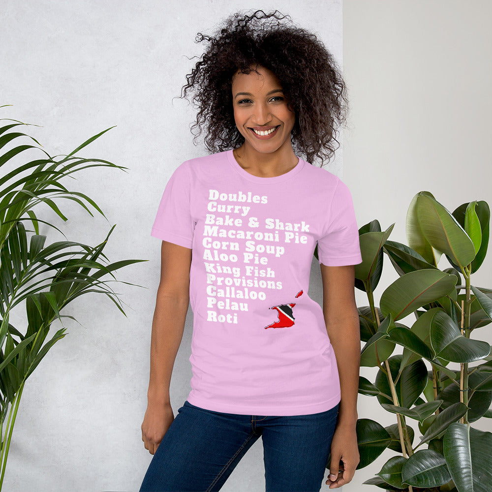Trinidad and Tobago Popular Foods T-shirt - A