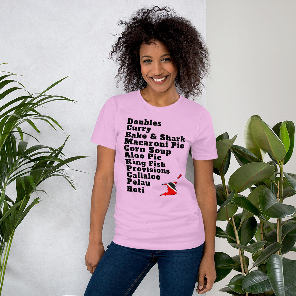 Trinidad and Tobago Popular Foods T-shirt - A