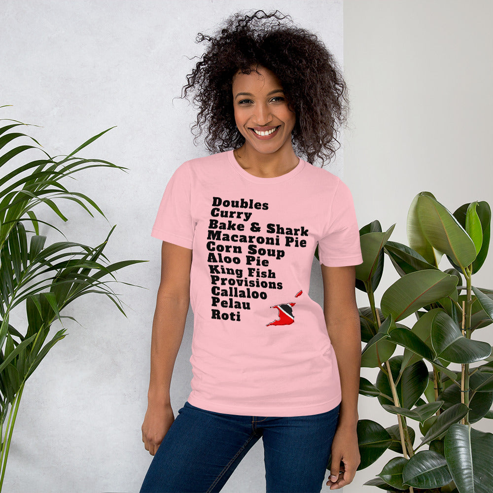 Trinidad and Tobago Popular Foods T-shirt - A