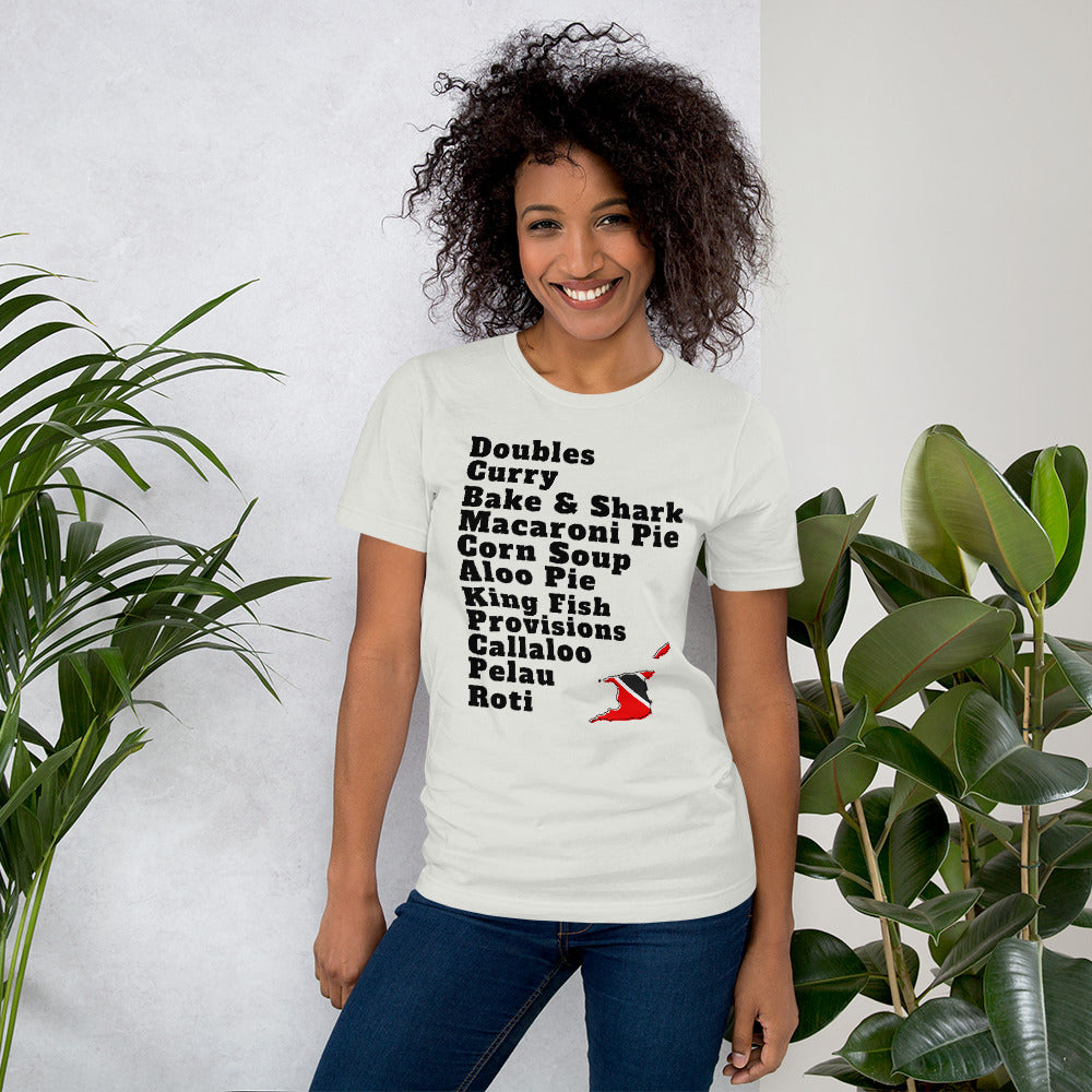Trinidad and Tobago Popular Foods T-shirt - A