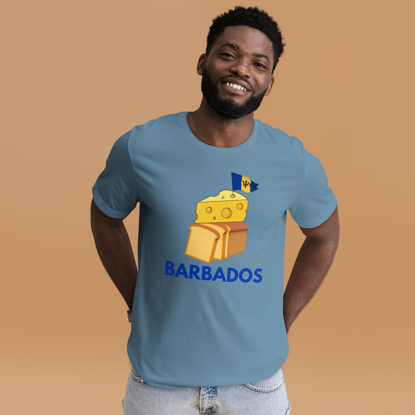 Barbados - "Cheese on Bread" Men's T-shirt