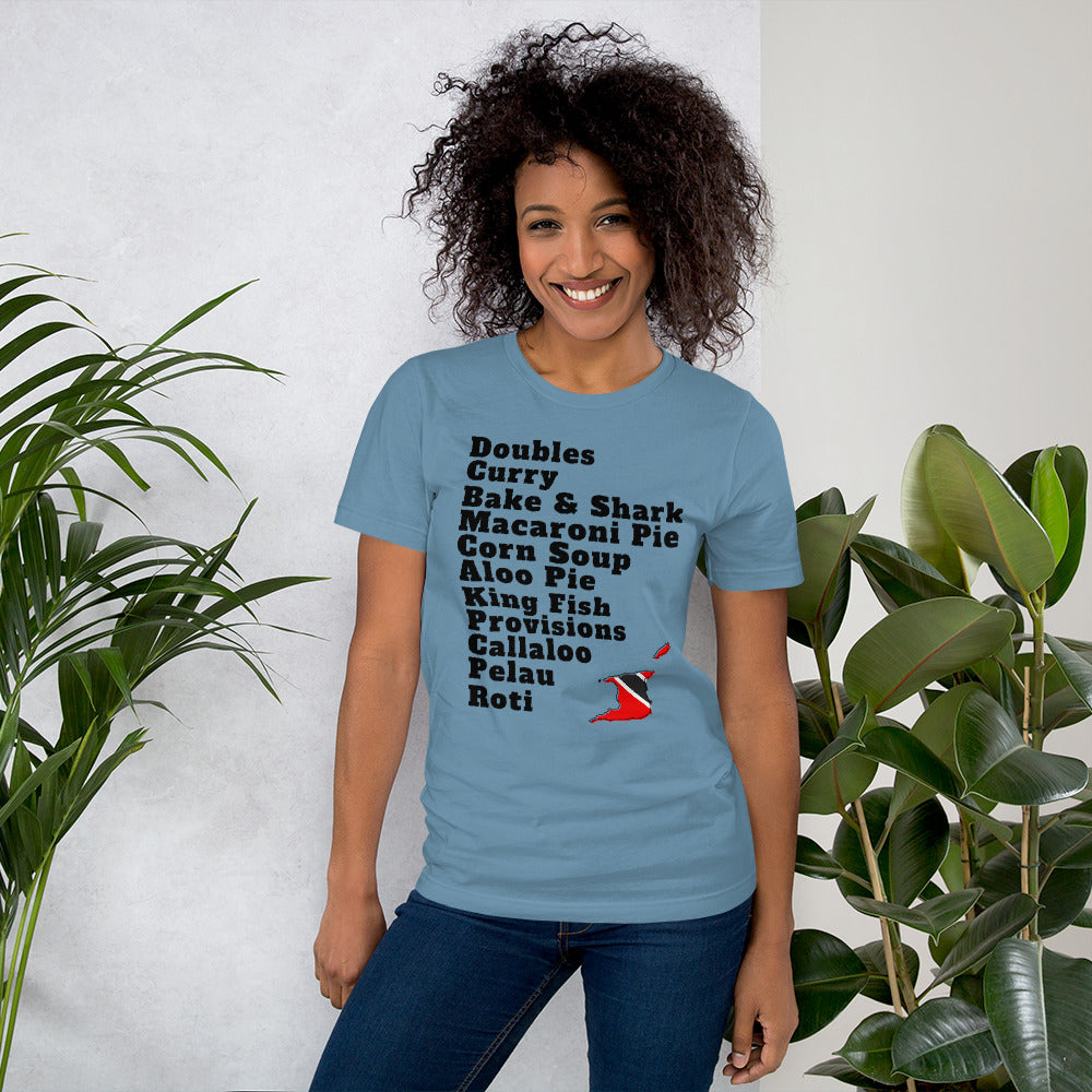 Trinidad and Tobago Popular Foods T-shirt - A
