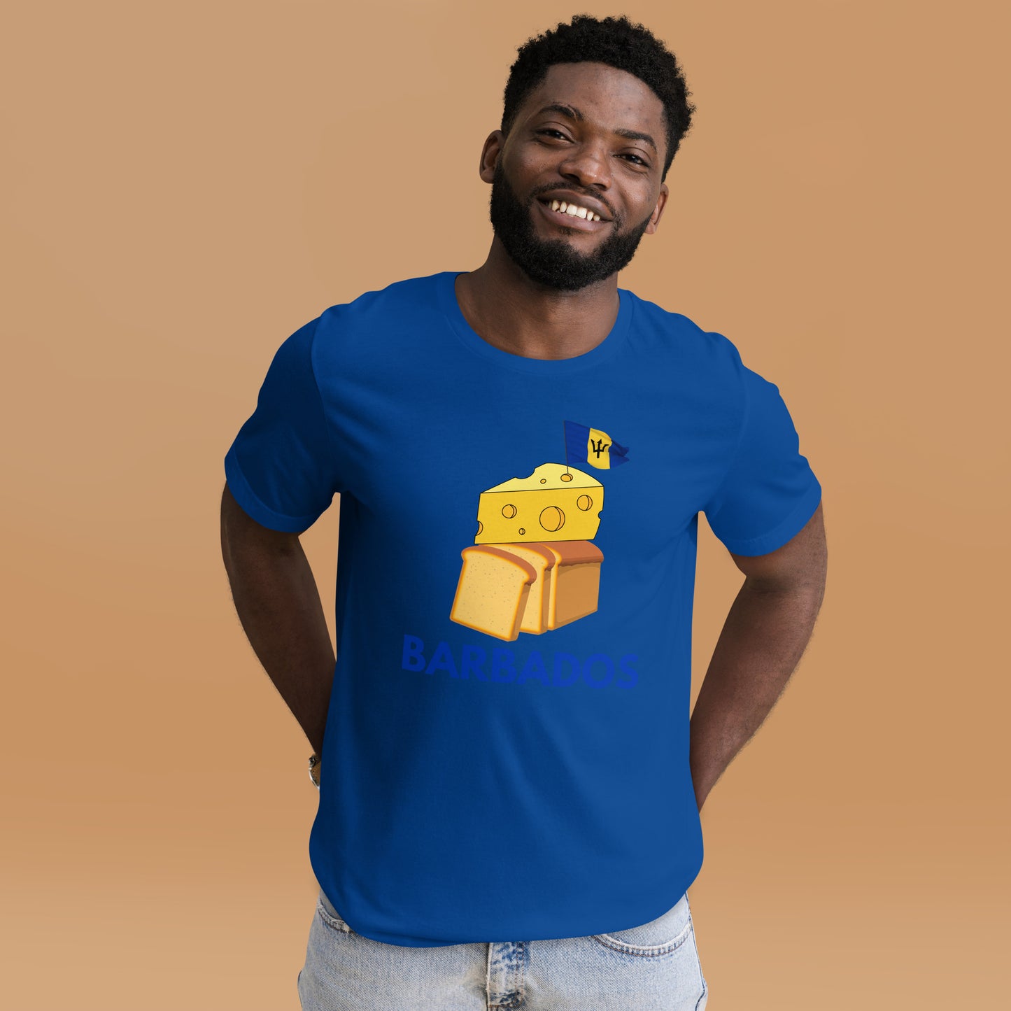 Barbados - "Cheese on Bread" Men's T-shirt
