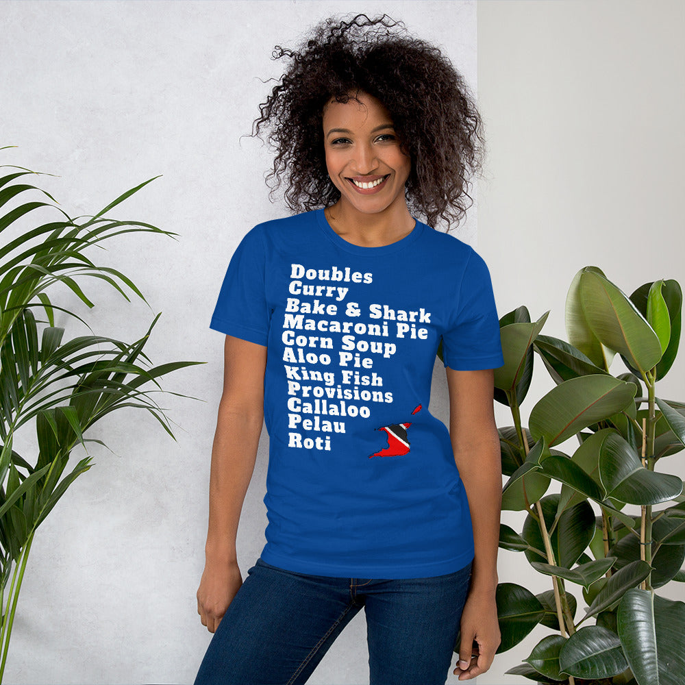 Trinidad and Tobago Popular Foods T-shirt - A