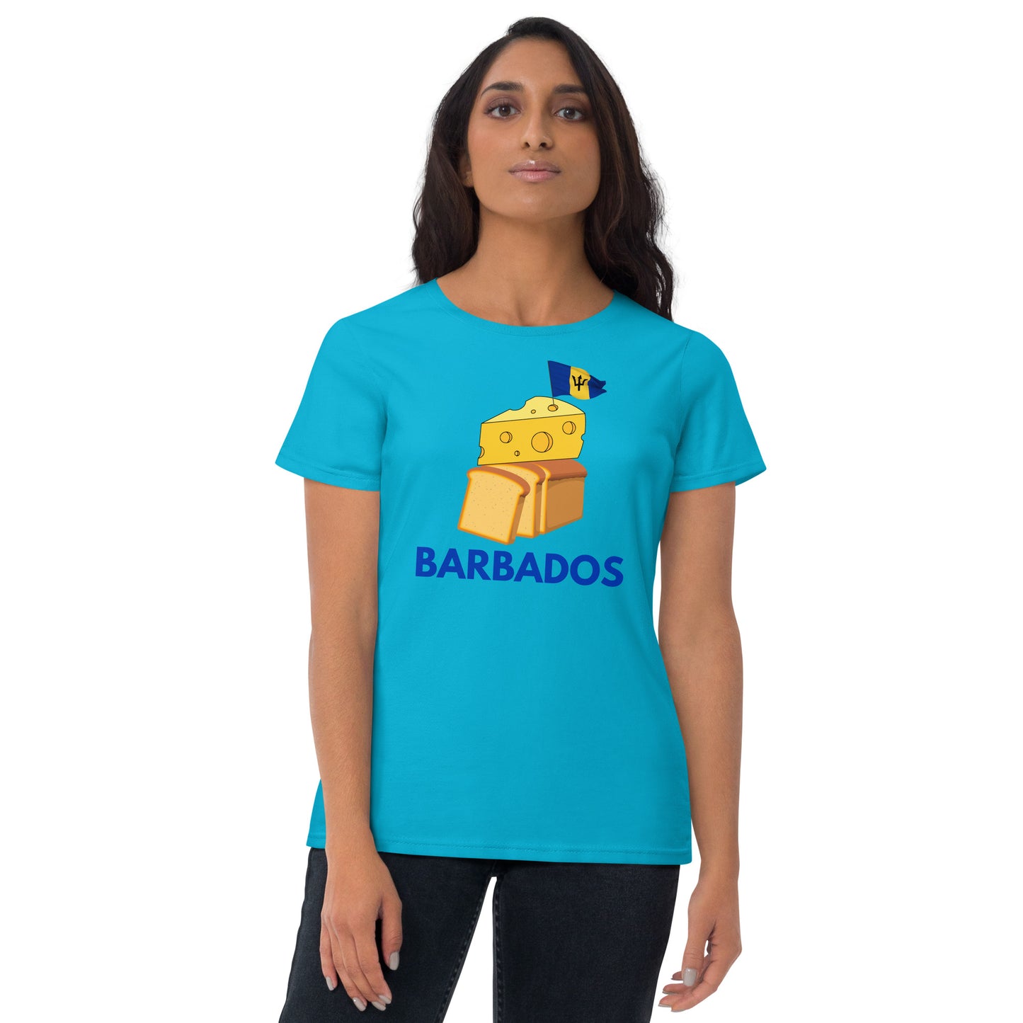 Barbados - "Cheese on Bread" Women's T-shirt