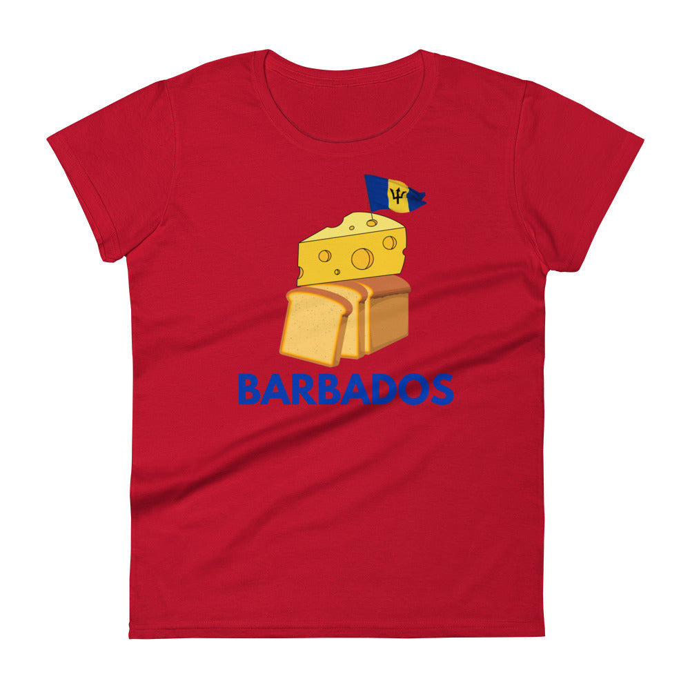 Barbados - "Cheese on Bread" Women's T-shirt
