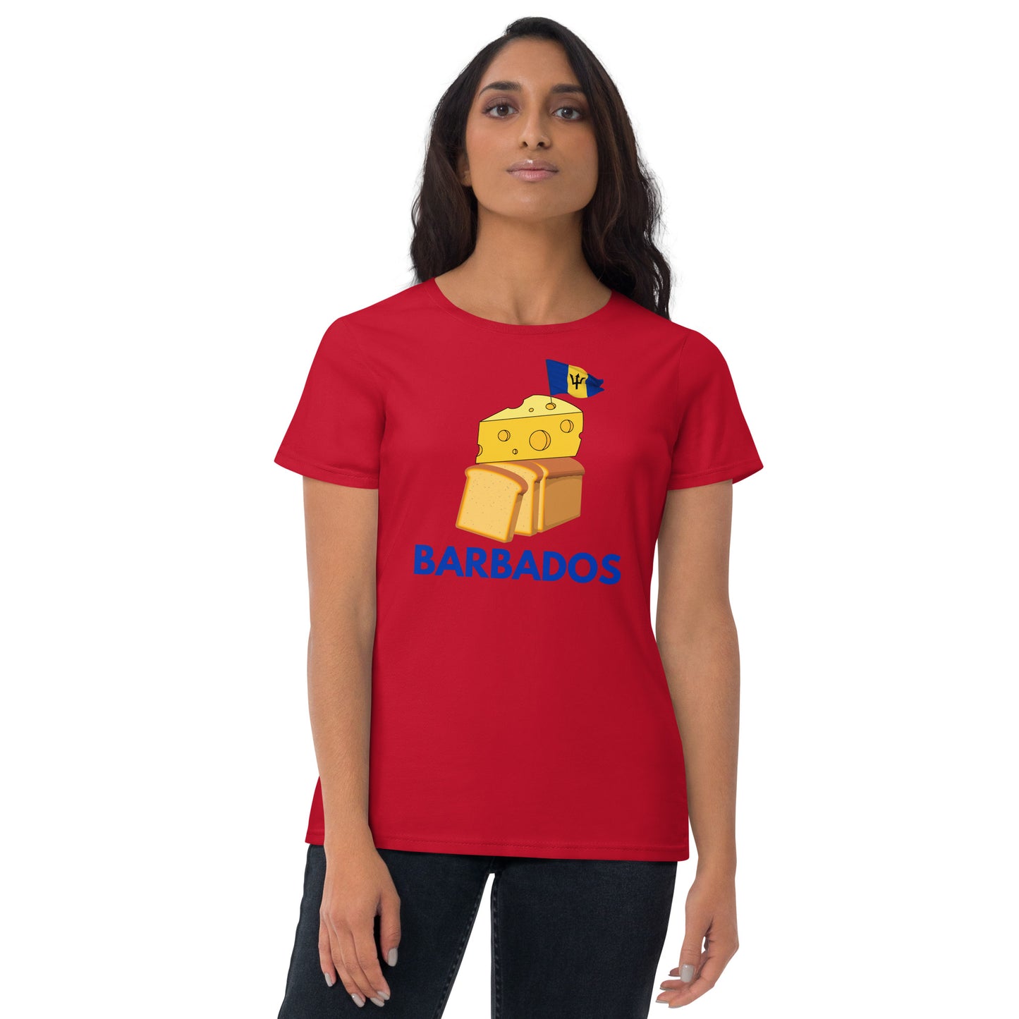 Barbados - "Cheese on Bread" Women's T-shirt