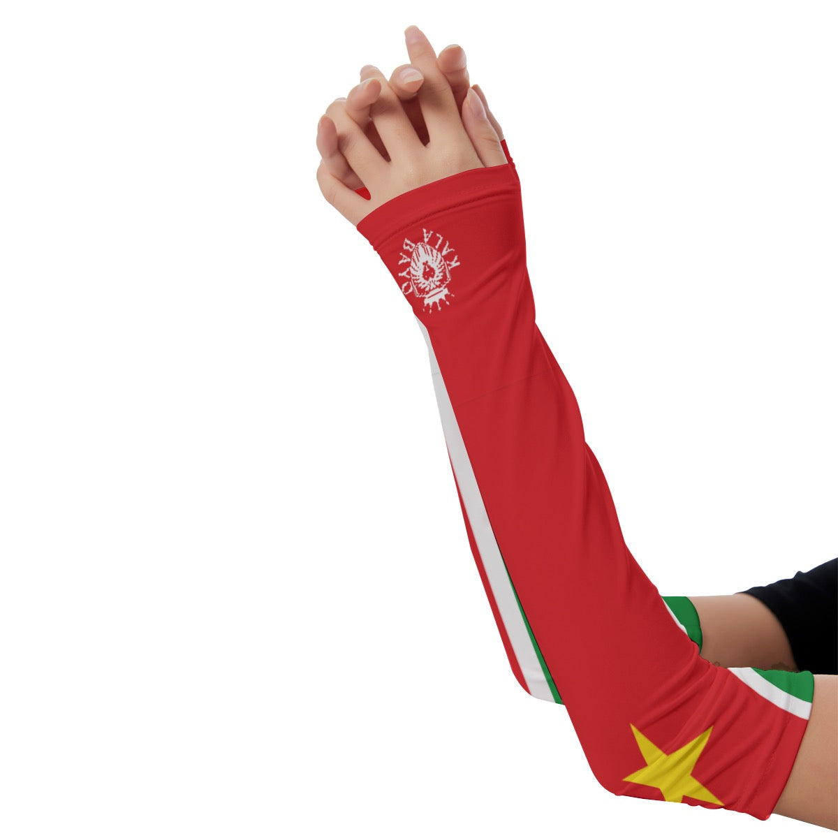 Guadeloupe Arm Sleeves - Red