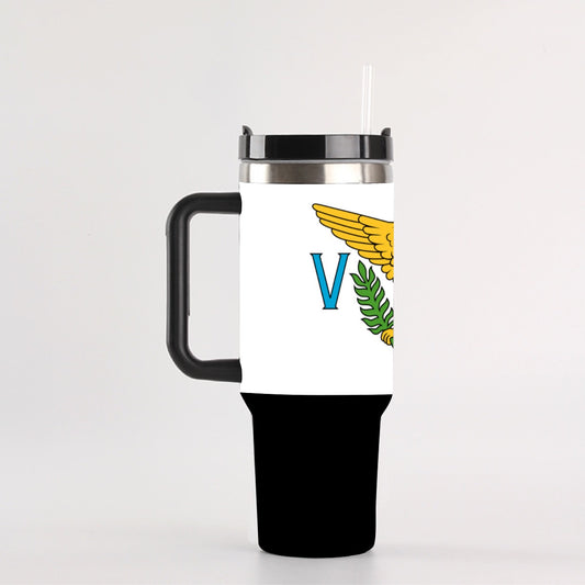 U.S. Virgin Islands 40 oz Tumbler With Handle