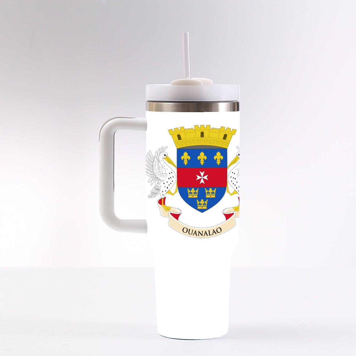 Saint Barthélemy 40 oz Tumbler With Handle