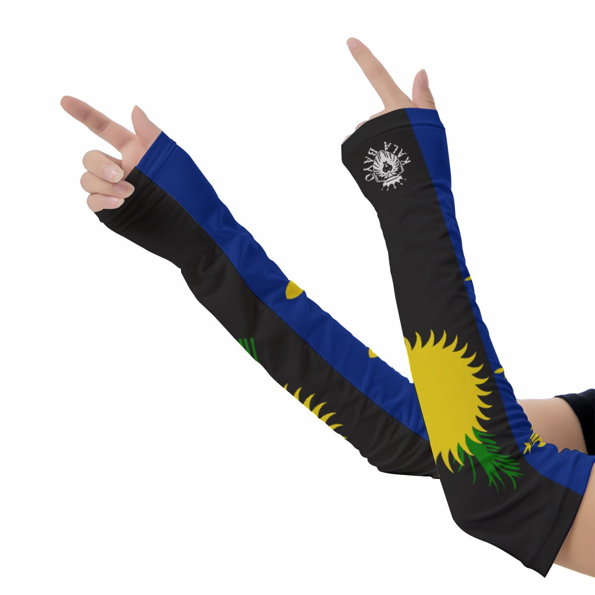 Guadeloupe Arm Sleeves - Blue