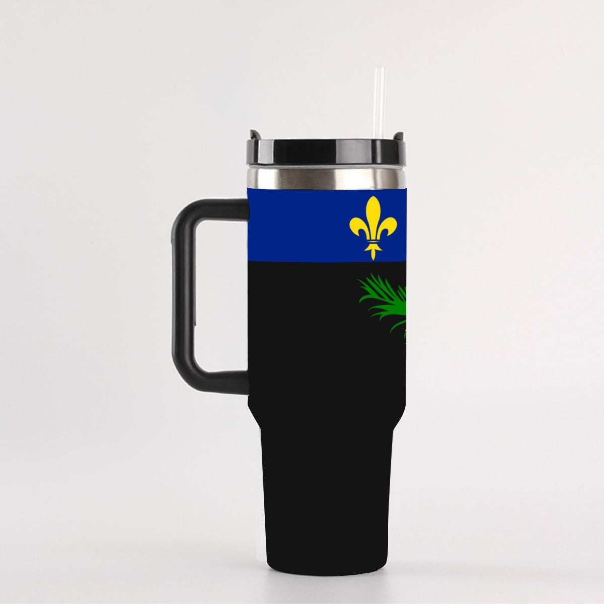 Guadeloupe 40 oz Tumbler With Handle