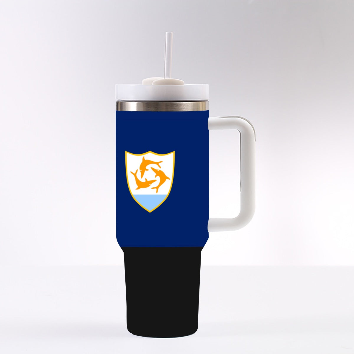 Anguilla 40 oz Tumbler with Handle