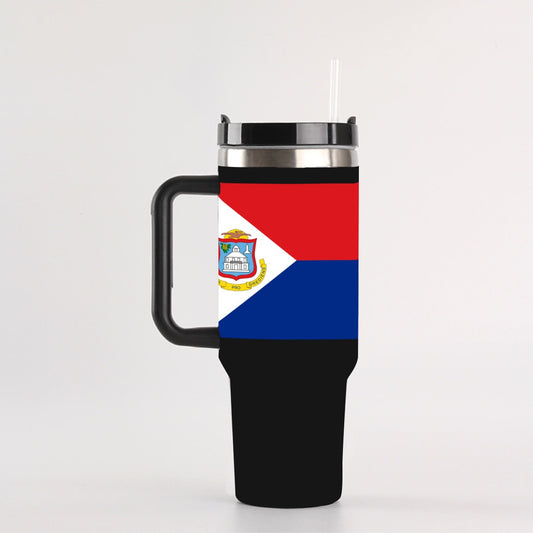 Sint Maarten 40 oz Tumbler With Handle