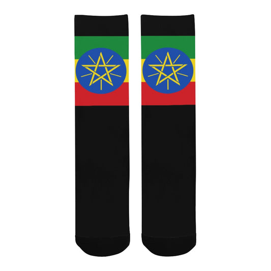 Ethiopia Calf High Socks