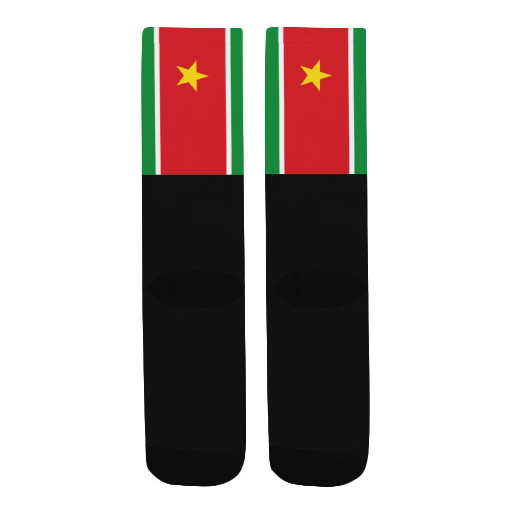 Guadeloupe Red Calf High Socks