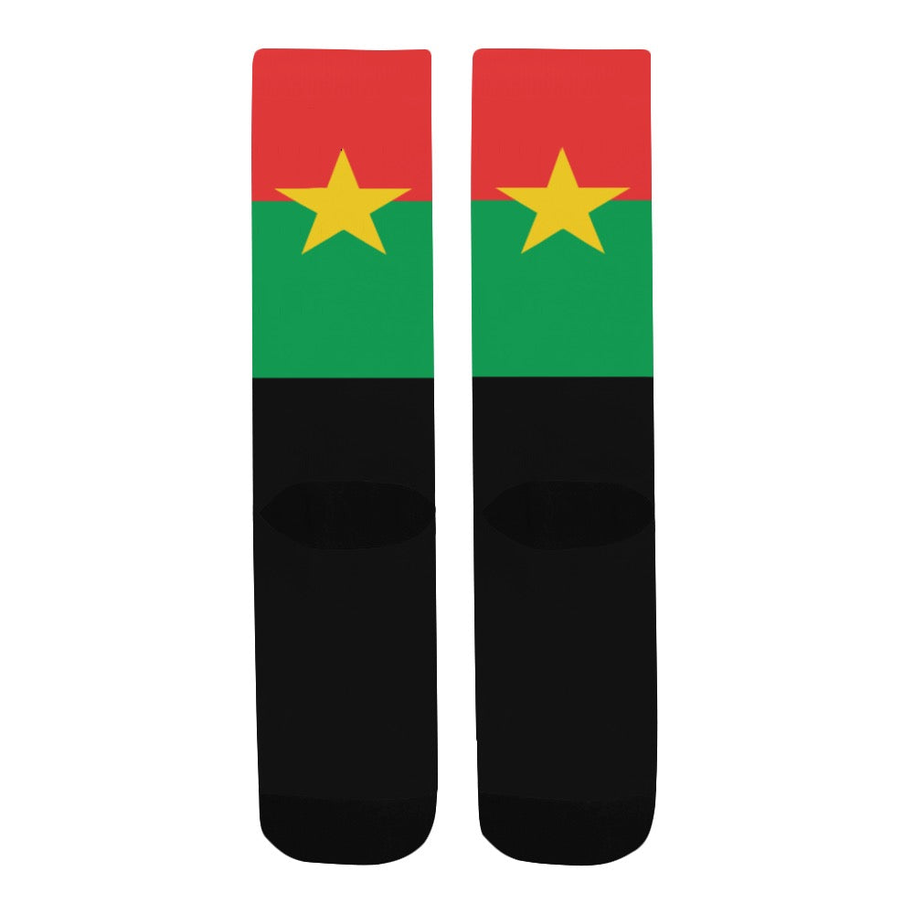 Burkina Faso Calf High Socks