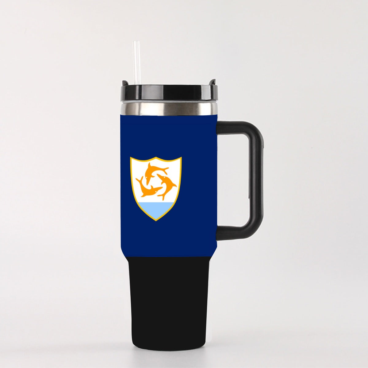 Anguilla 40 oz Tumbler with Handle
