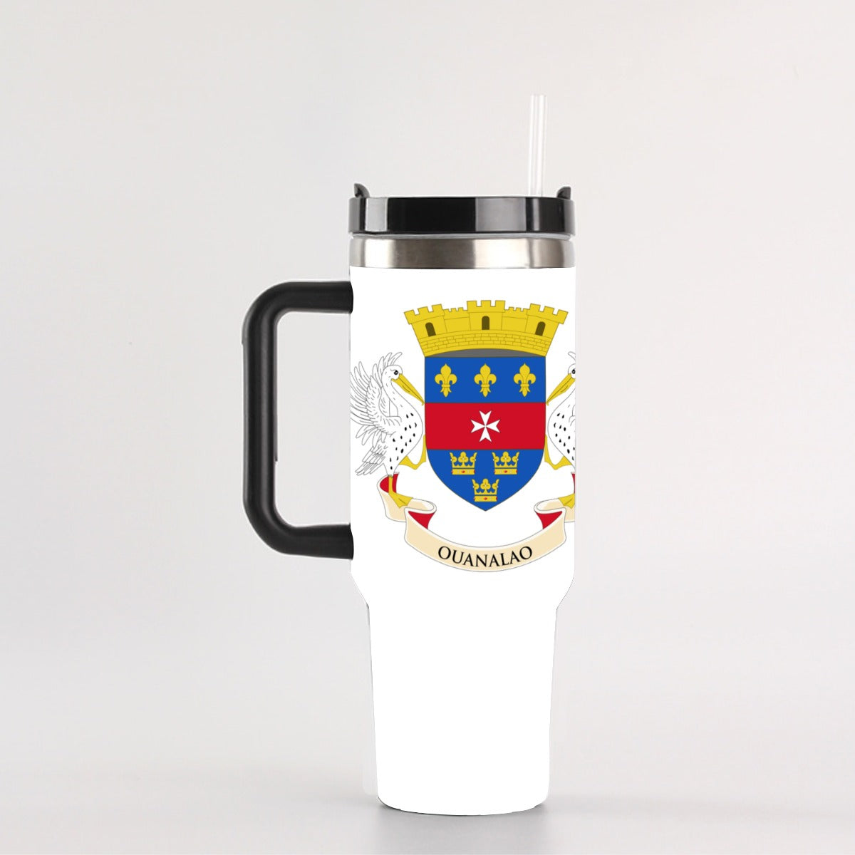 Saint Barthélemy 40 oz Tumbler With Handle