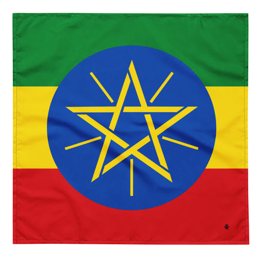 Ethiopia Flag Bandana – African Festival, Carnival & Cultural Wear